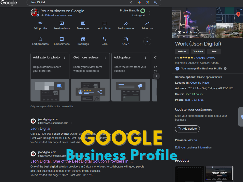 the power of google business profile